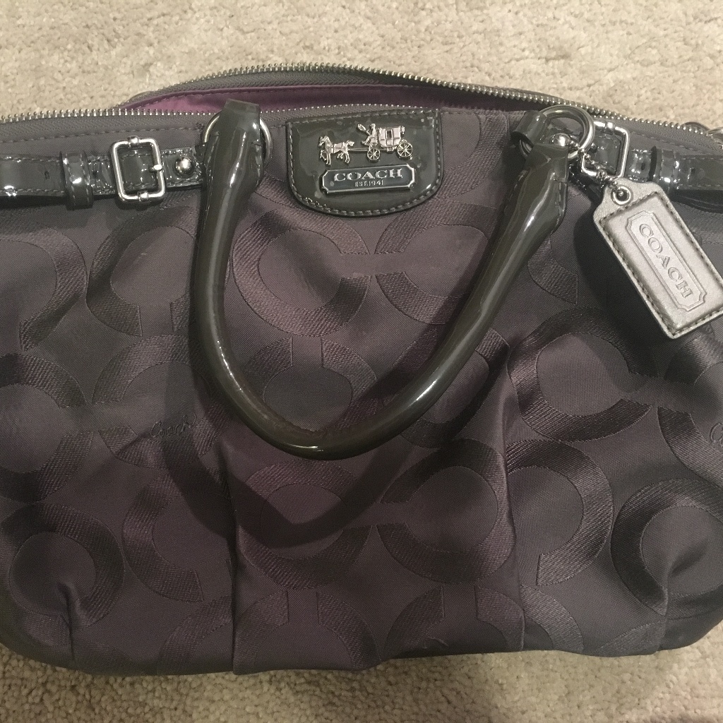 Coach Gray Purse